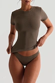 ribbed t shirt
